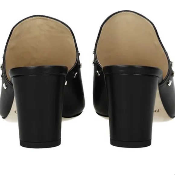 Jimmy Choo Myla Studded Mules 39.5 - Picture 5 of 7